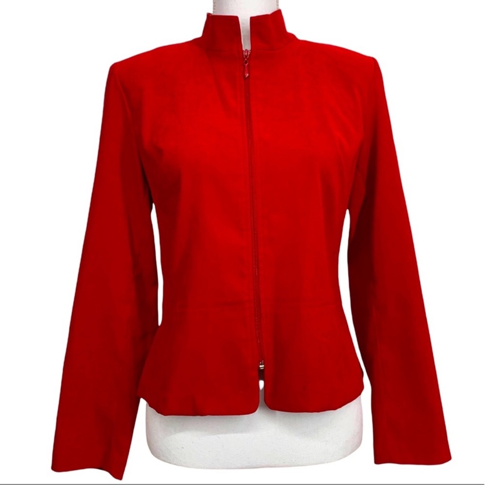 AGB BYER CALIFORNIA / Red Vintage Blazer / Size 6P Retro Office Business Casual